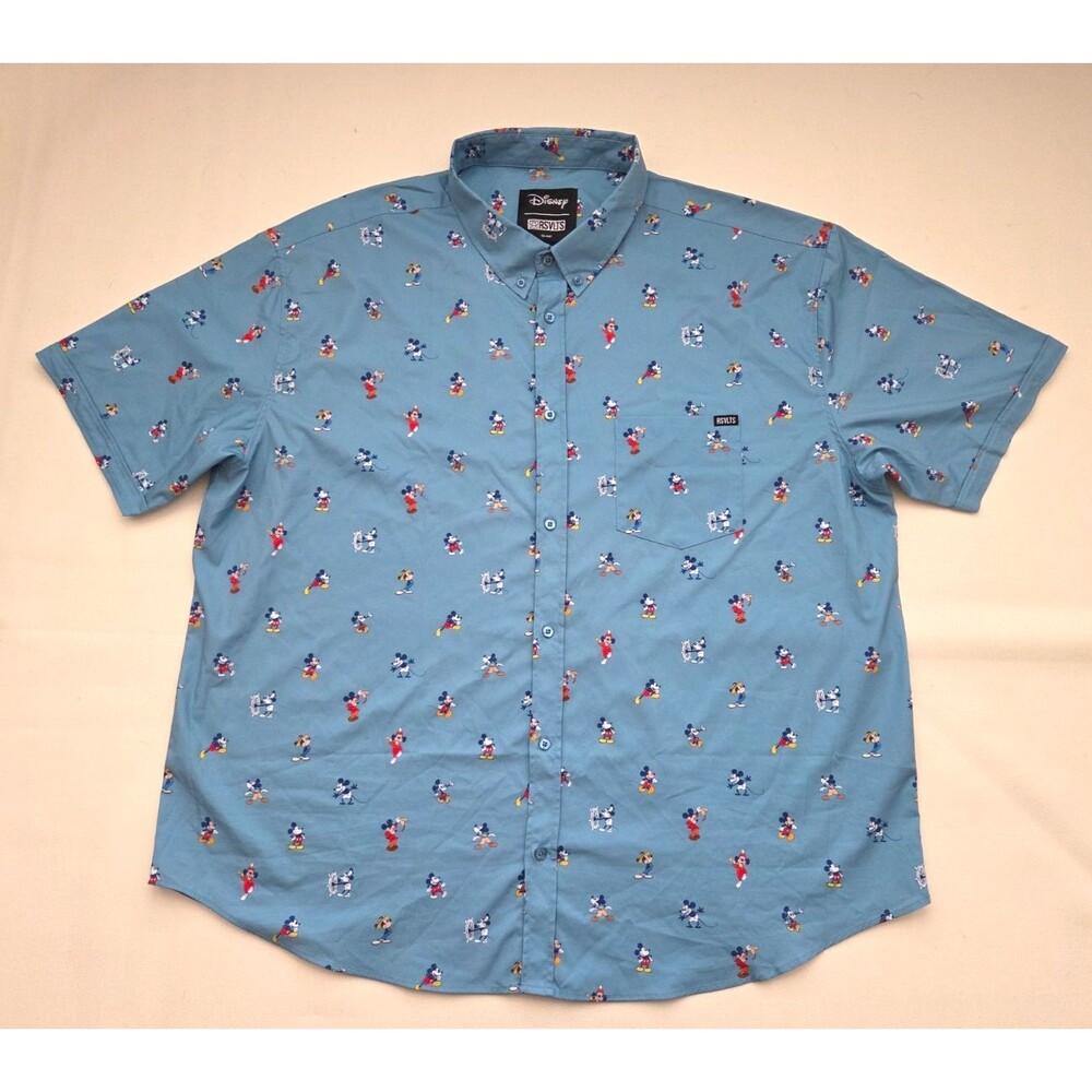 Disney x RSVLTS “Lil Mickeys” Disney 100 3XL XXL Men's Shirt Button Down